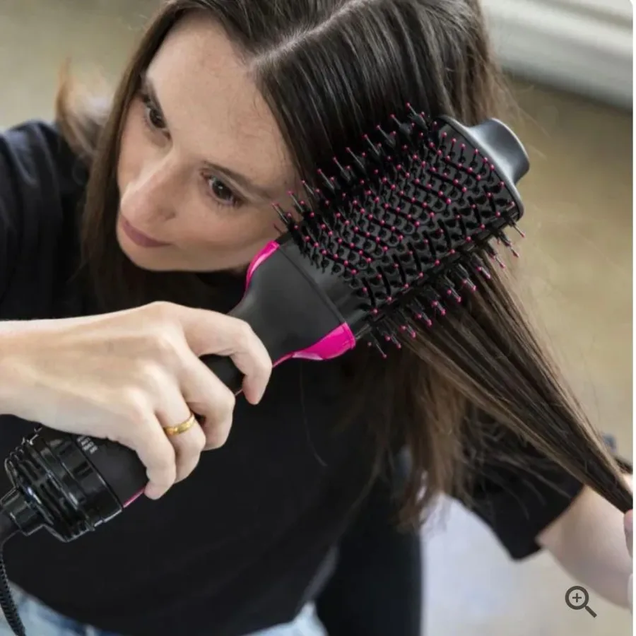 Hair Dryer And Styler Hot Air Brush- 1000W β photo 2