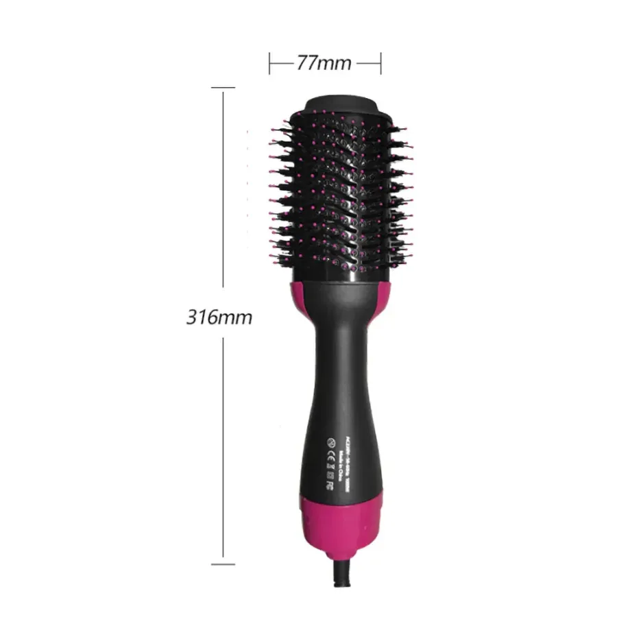 Hair Dryer And Styler Hot Air Brush- 1000W β photo 9