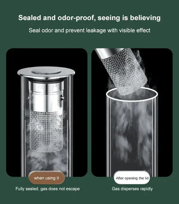 Universal Bathroom Sink Drain Stopper Double layer filtration — photo 3