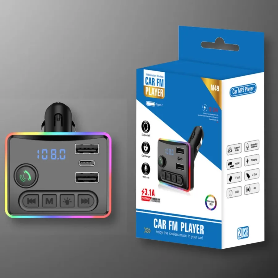 Bluetooth 5.0 car fm transmitter player receiver — photo 4