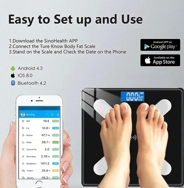 Phone App Weight Scale Bluetooth Body Fat β photo 3