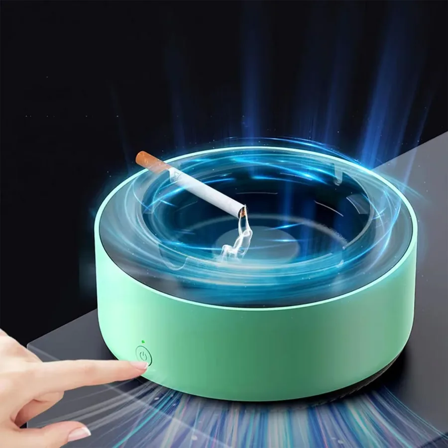 Smokeless Ashtray for Cigarettes Indoor, 2-in-1 With Air Purifier Multifunctional Smokeless Ashtray β photo 2