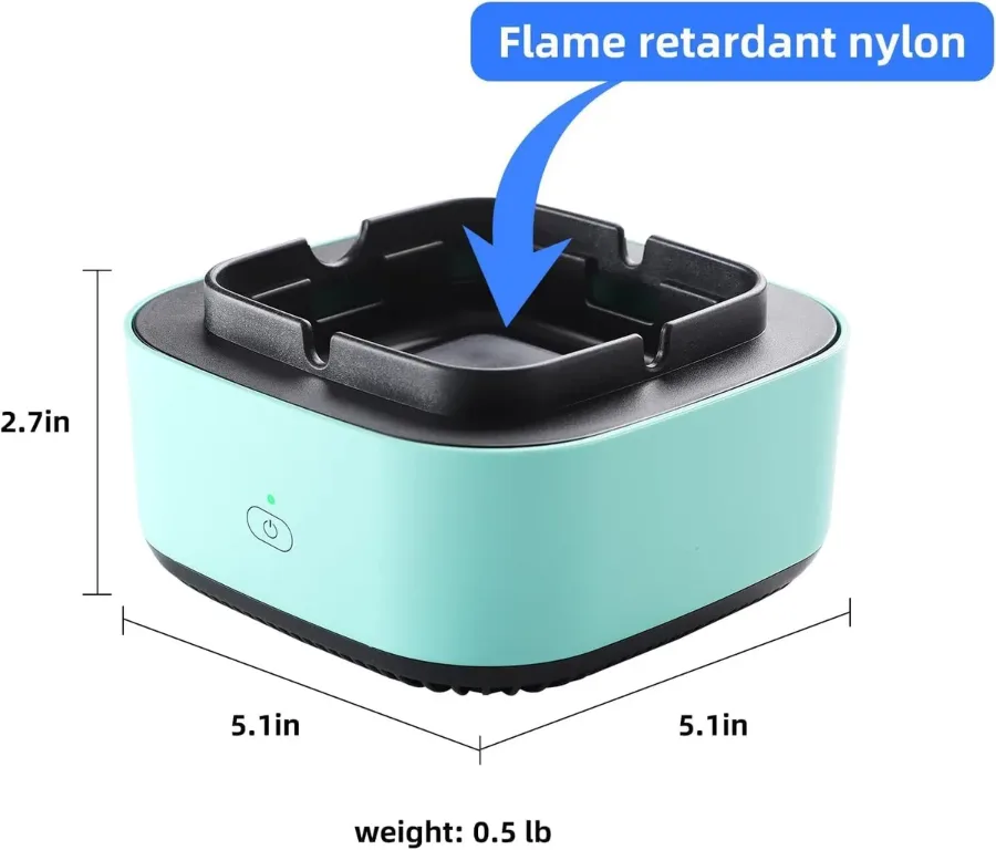Smokeless Ashtray for Cigarettes Indoor, 2-in-1 With Air Purifier Multifunctional Smokeless Ashtray β photo 7