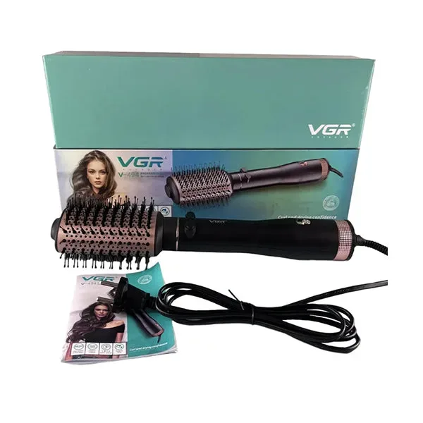 VGR Rotating Hot Air Brush Comb V494 - Black — photo 7