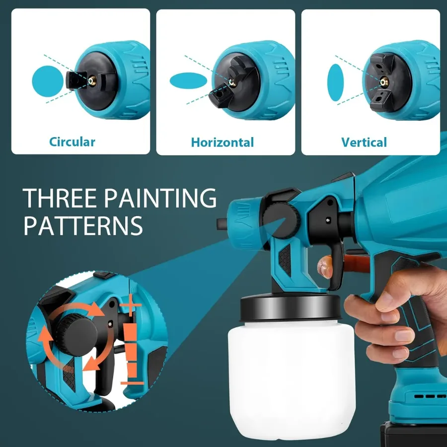Cordless Paint Sprayer With 2 Battery β photo 6