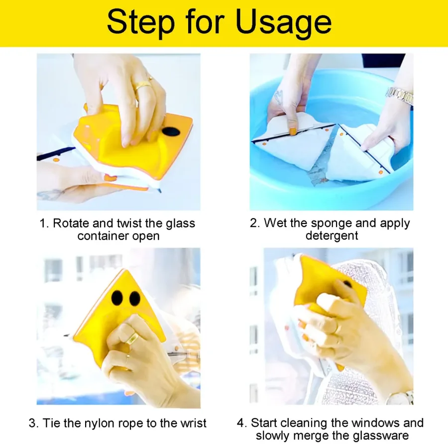 Double Sided Window Glass Cleaner β photo 6
