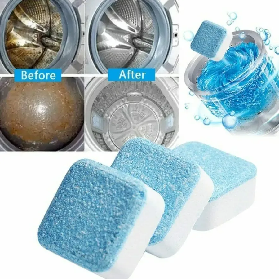 Washing Machine Cleaner Descaler Pack Of 12 - Deep Cleaning Tablet β photo 2