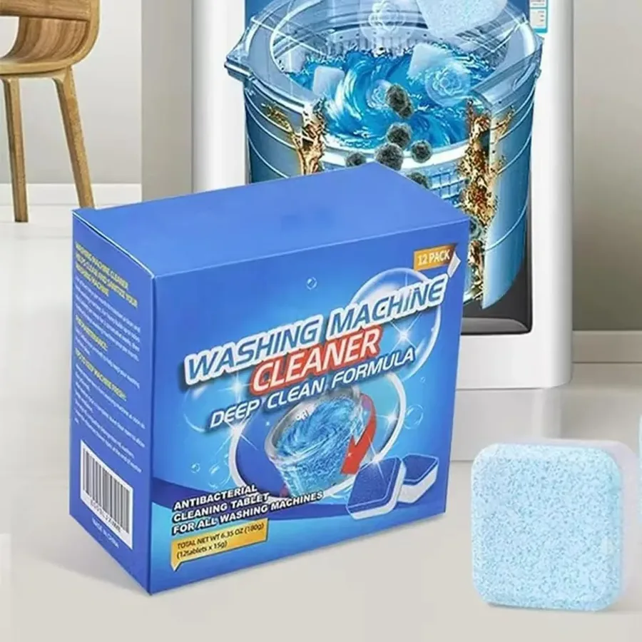 Washing Machine Cleaner Descaler Pack Of 12 - Deep Cleaning Tablet β photo 7
