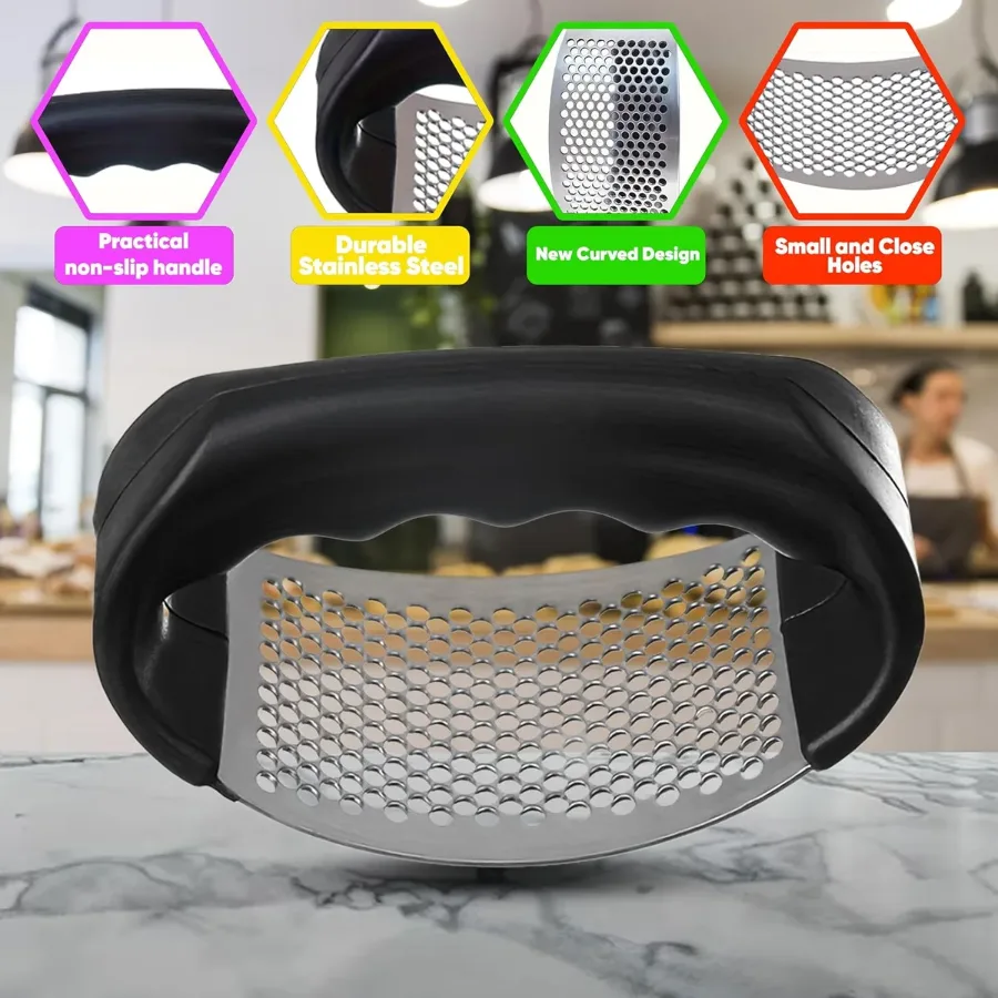Garlic Press Garlic Crusher Kitchen Garlic Rocker β photo 4