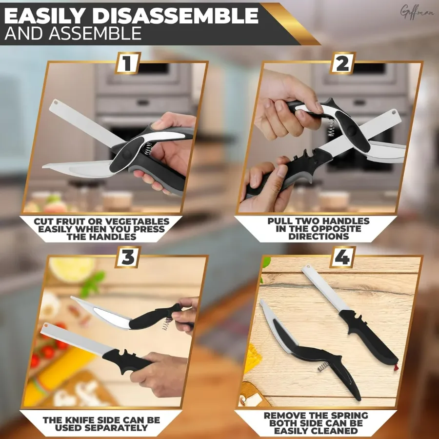 Kitchen Scissor Smart Cutting Board - Clever Cutter β photo 4