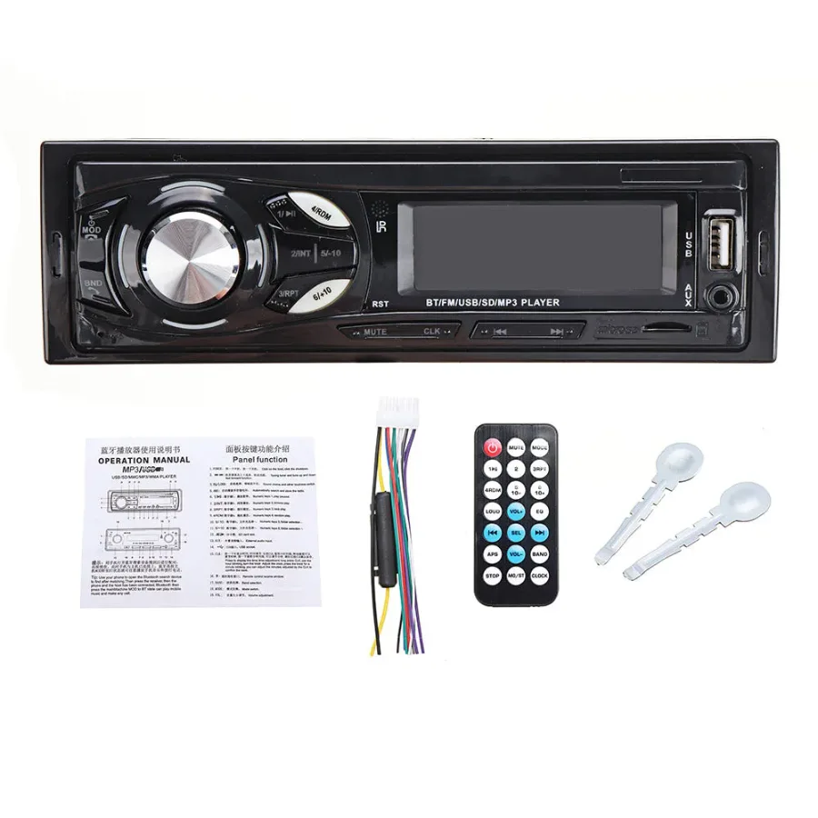 CAR RADIO MP3 AUDIO PLAYER SUPPORT FM / USB / SD CARD / BLUETOOTH — photo 2
