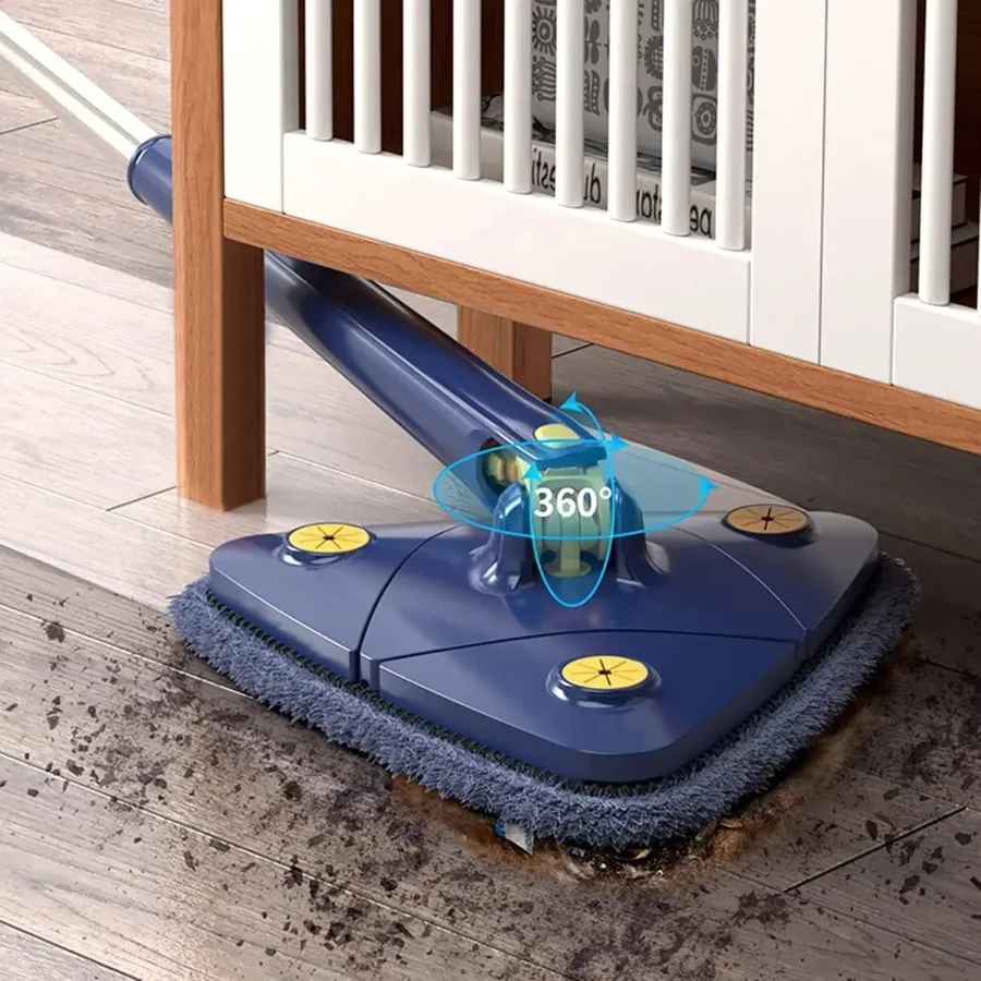 360° Triangle Mop | Self-Wringing Wet & Dry Microfiber Mop — photo 7