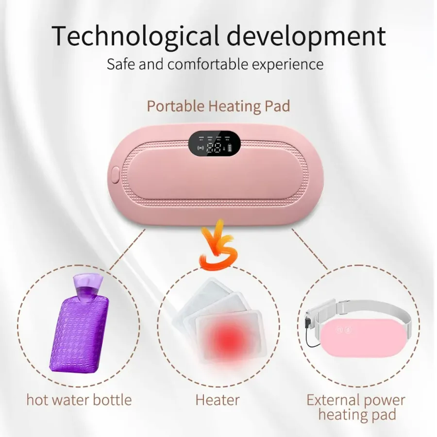 Portable Cordless Heating Pad for Menstrual Cramps Relief for Stomach Period β photo 4
