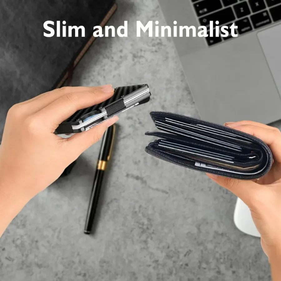 Carbon Fiber Wallet,Minimalist Slim Wallet — photo 4
