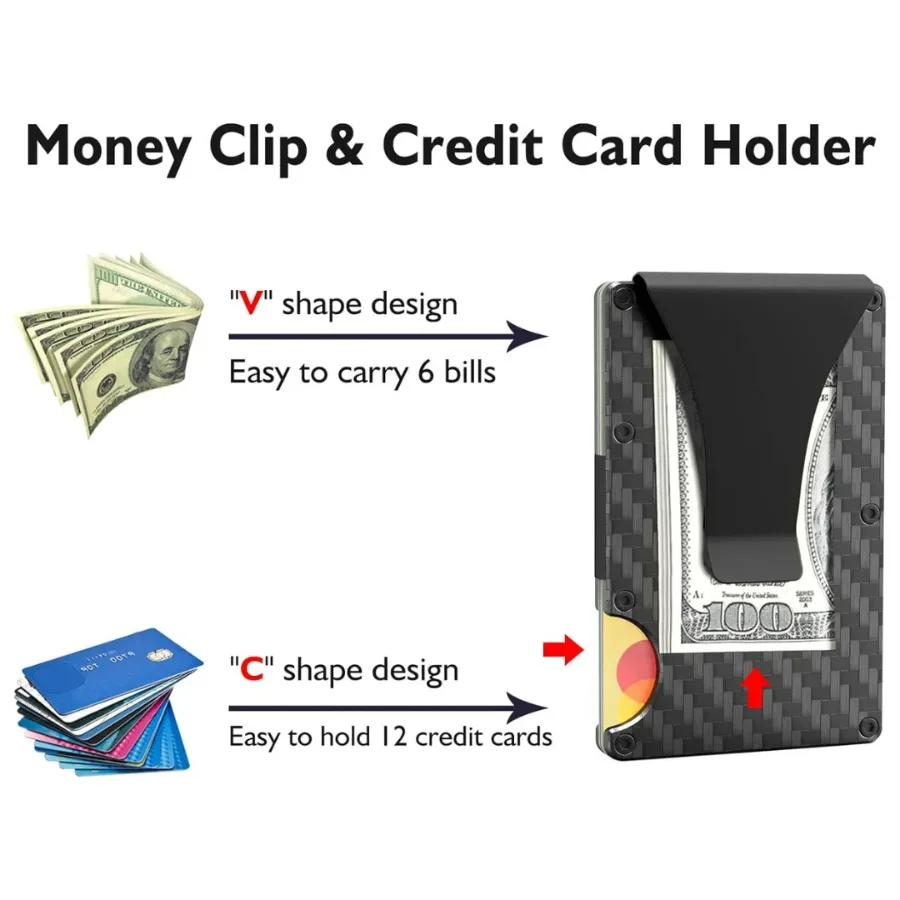 Carbon Fiber Wallet,Minimalist Slim Wallet β photo 6