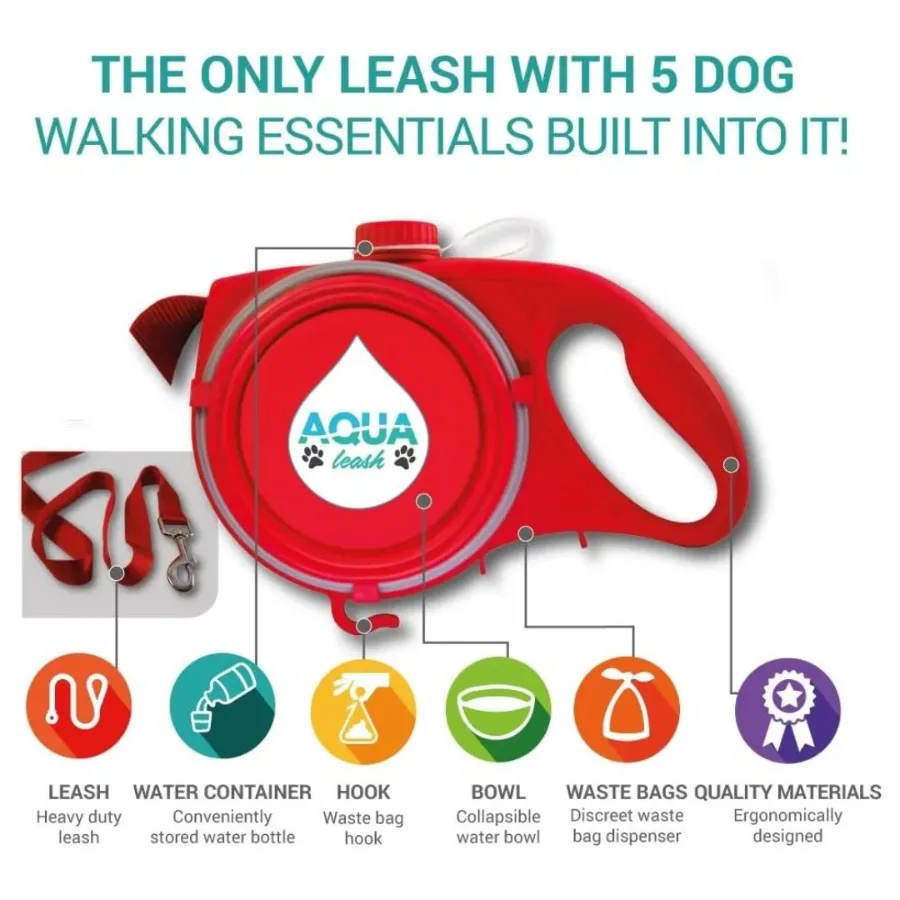 Aqua Leash, 5 In 1 Pet Essentials , Dog Walking Essentials All in one! β photo 3