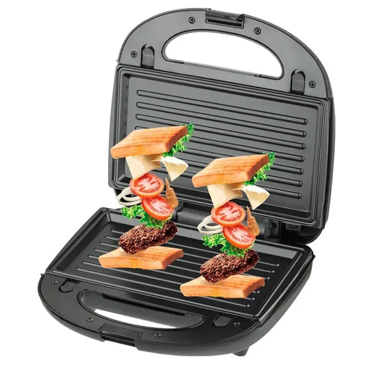 RAF 3-in-1 Toaster and Mini Donut Maker – Interchangeable Panels, 1000W Power, Grill and Donut Making — photo 3