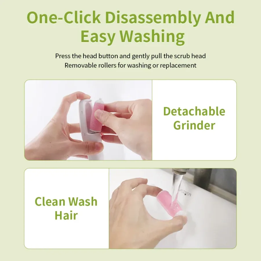 Electric Callus Remover & Pedicure Kit – Foot Grinder, File & DeadSkin & Hair Removal Tool — photo 3