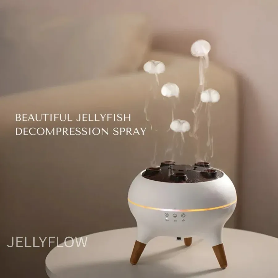 Jellyfish Essential Oil Diffuser – Mood Light, Mist & Remote Control — photo 2