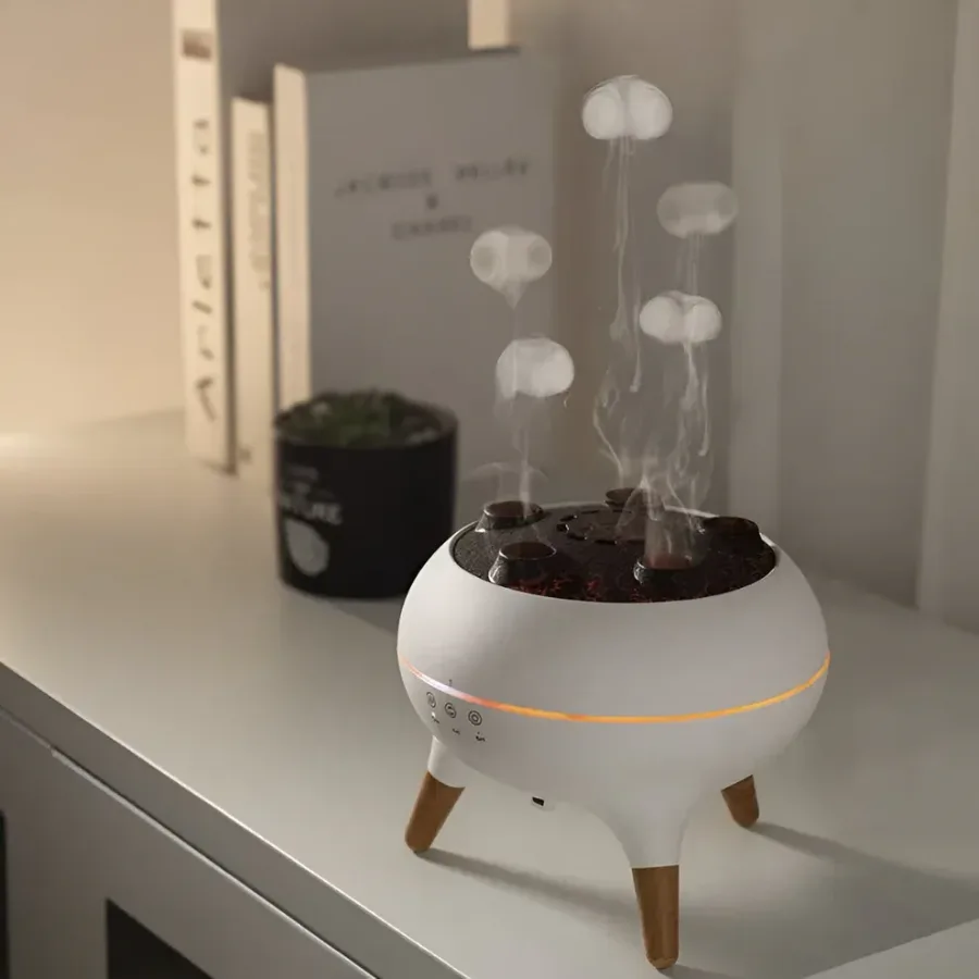 Jellyfish Essential Oil Diffuser – Mood Light, Mist & Remote Control — photo 4