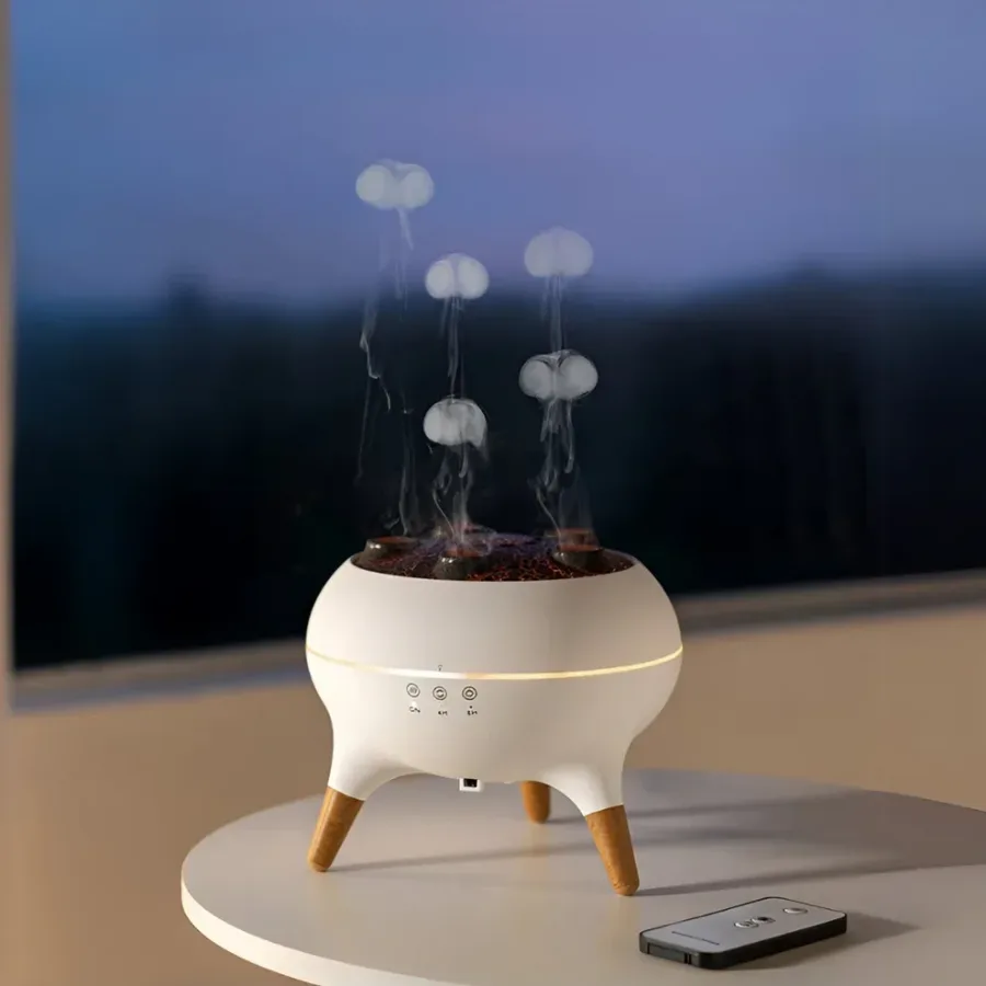Jellyfish Essential Oil Diffuser – Mood Light, Mist & Remote Control — photo 5