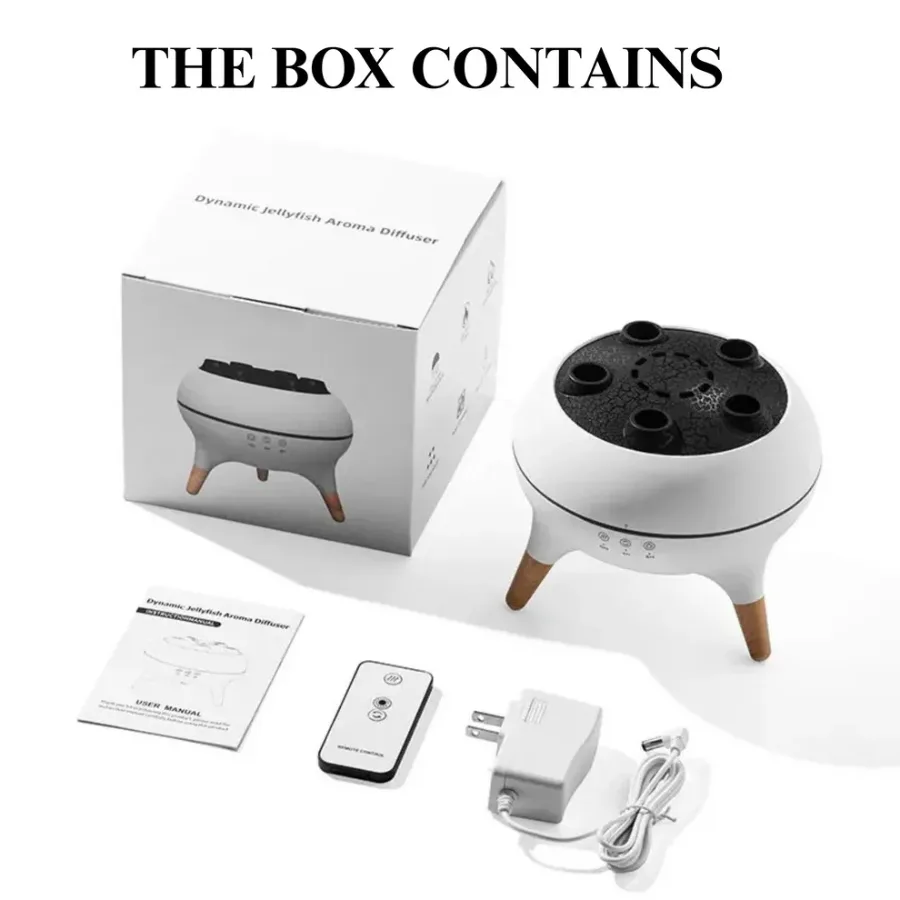Jellyfish Essential Oil Diffuser – Mood Light, Mist & Remote Control — photo 6