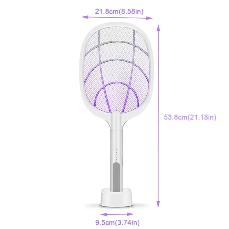 USB Rechargeable Electric Mosquito Swatter & Lamp – Fly Zapper — photo 9