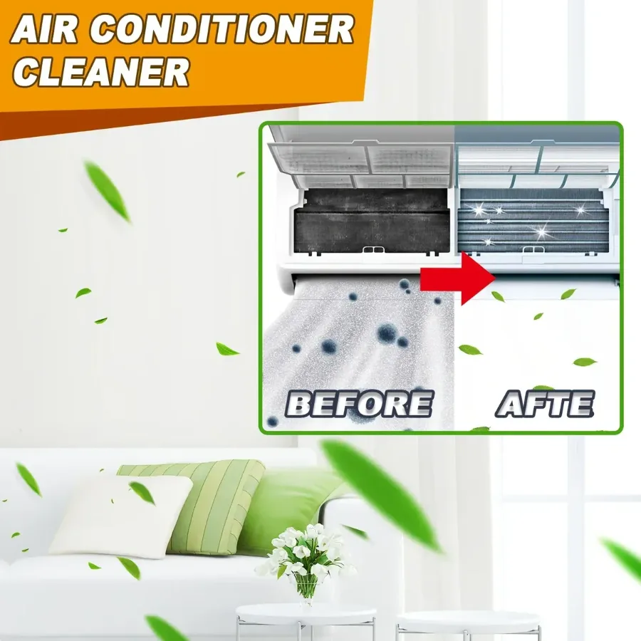 ROCKIYA 2in1 Air Conditioner Cleaning & Disinfection Spray – 500ml — photo 2