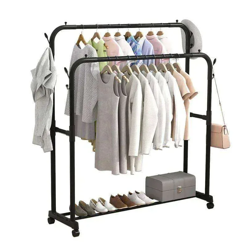 Premium Heavy-Duty Garment Rack – 35kg Capacity | Sleek, Sturdy & Space Organizer Clothes Hanger — photo 2