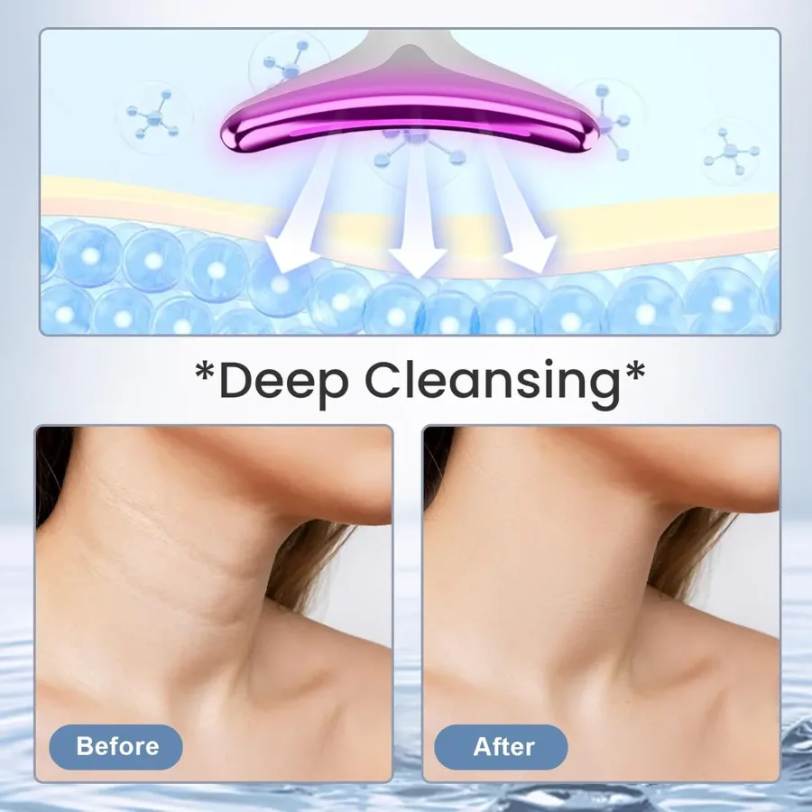 3 in 1 Vibration Face & Neck Massager – Triple-Action Anti-Wrinkle Device for Skin Tightening, Lifting & Smoothing — photo 4