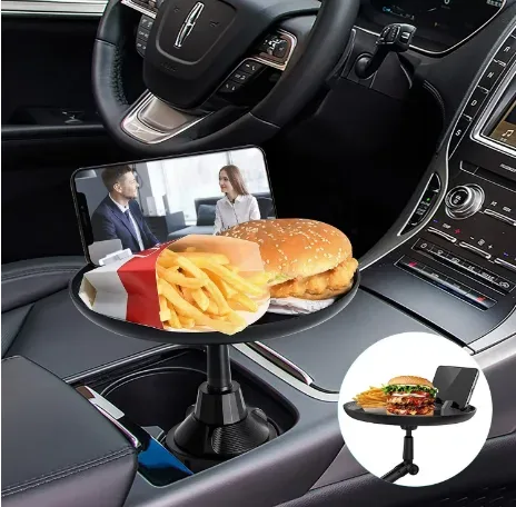 Tray Food for Car – Adjustable Car Tray Table And Phone Holder — photo 5