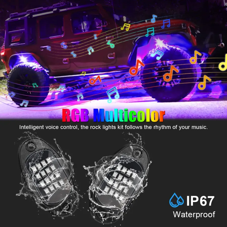 RGB Ambient Wheel Lights – 16M Colors & lamp Music Sync — photo 3