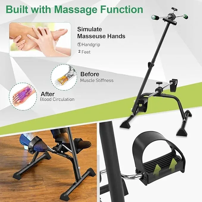 Pedal Exerciser Bike, Hand Arm Leg and Knee Peddler — photo 3