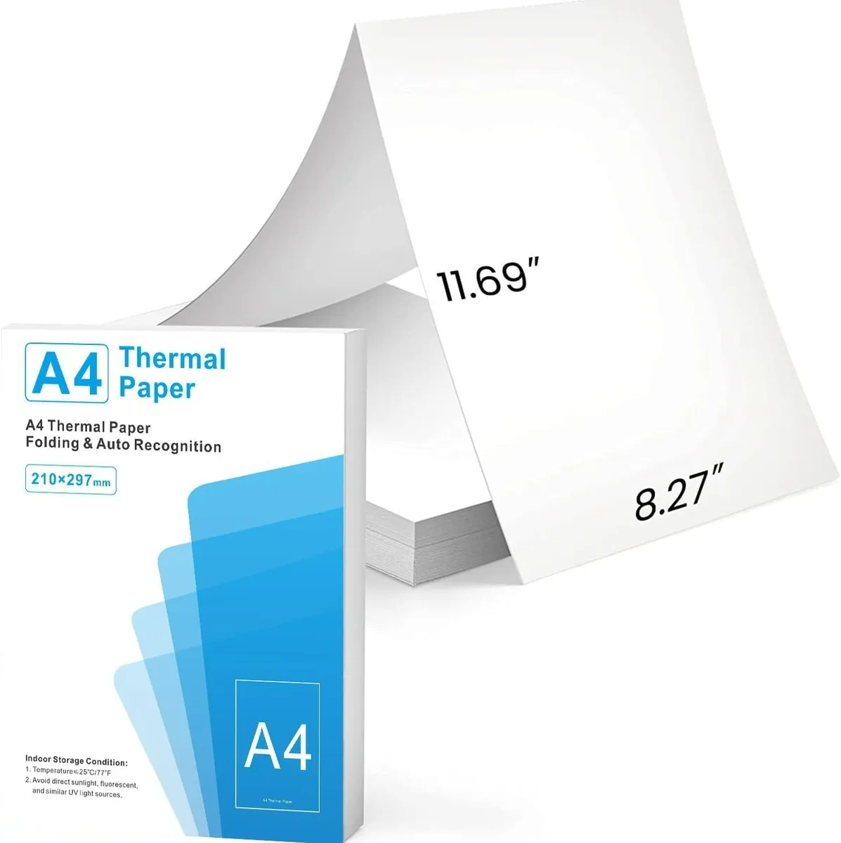 A4 Thermal Paper – 100 Sheets — photo 2