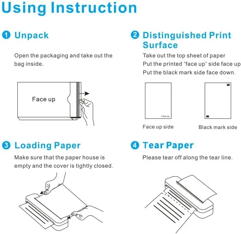 A4 Thermal Paper – 100 Sheets — photo 5