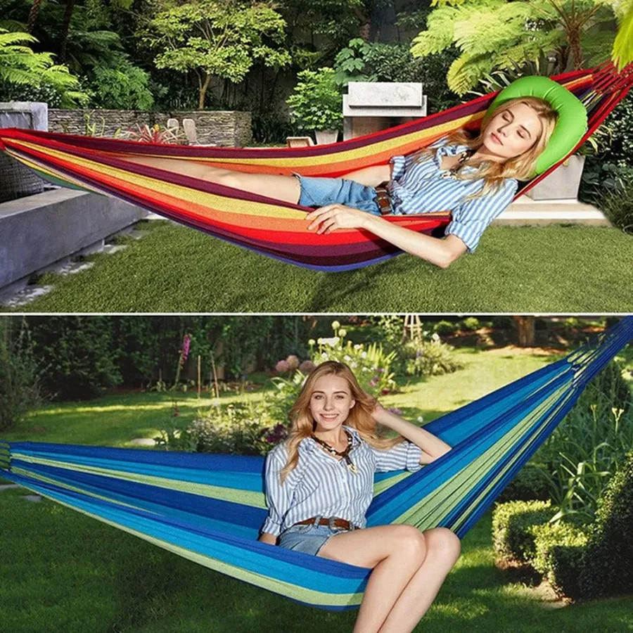 Hammock Portable Camping Hanging Outdoor Swing β photo 2
