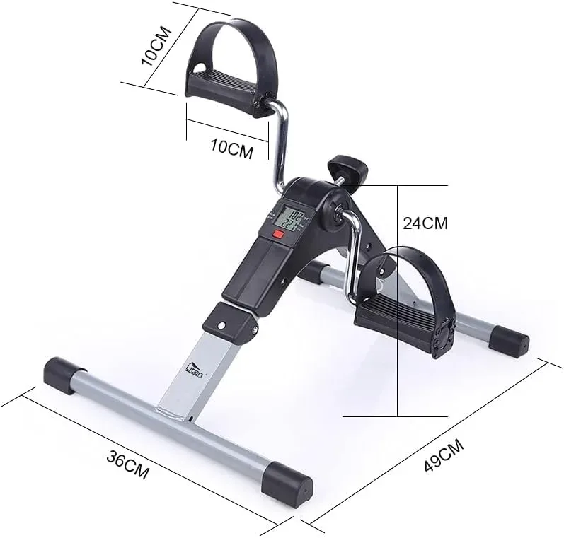 Sport Foldable Pedal Exerciser, Stationary Under Desk Exercise Equipment Arm/Leg/Foot Peddler Exercise β photo 8