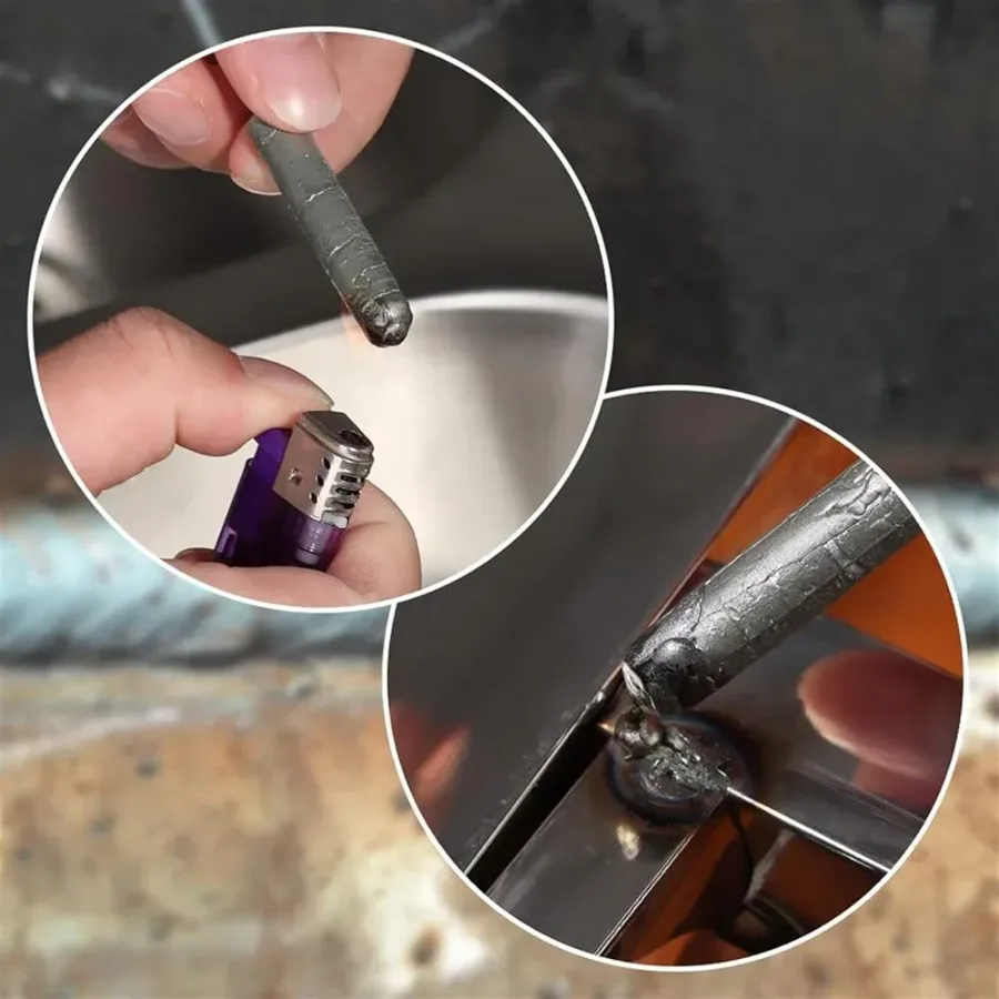 Low Temperature Aluminum Welding Rod Set Of 3 Pieces β photo 3
