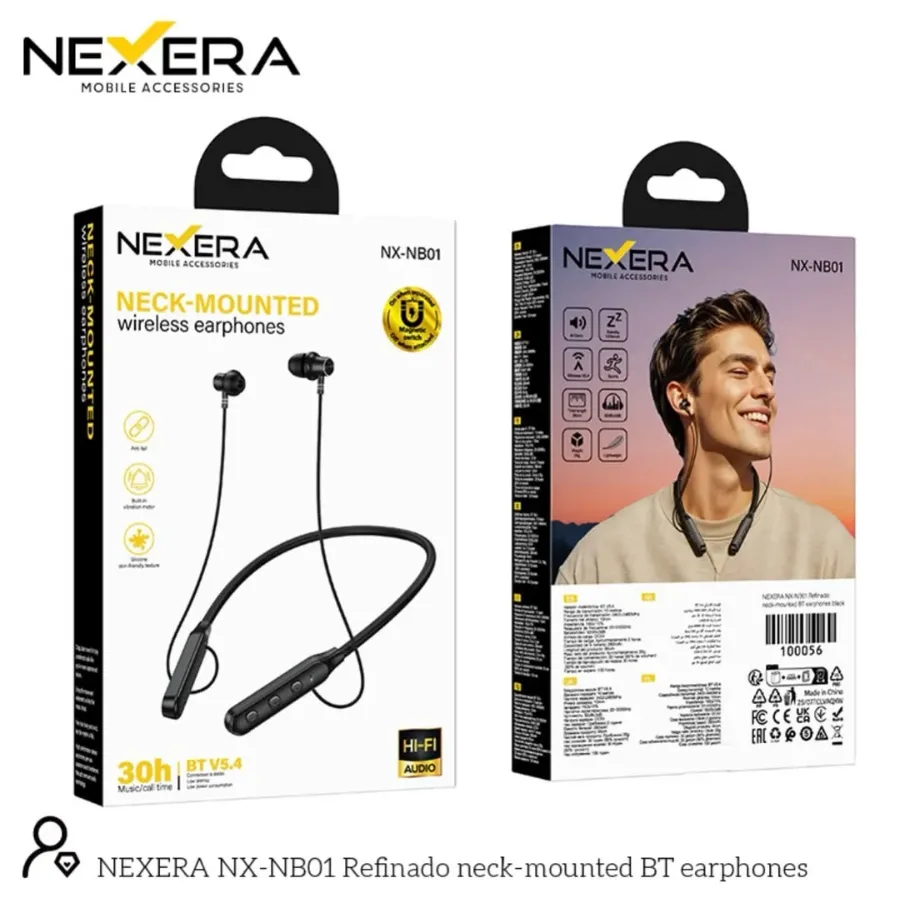 Nexeria Neck Mounted Wireless Earphone NX-NB01 — photo 6
