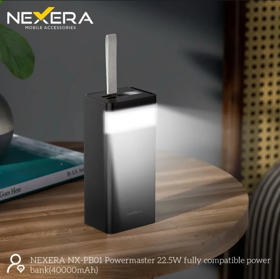 40000MAH 3 Outputs Power Bank With LED Lighting NX-PB01 — photo 2