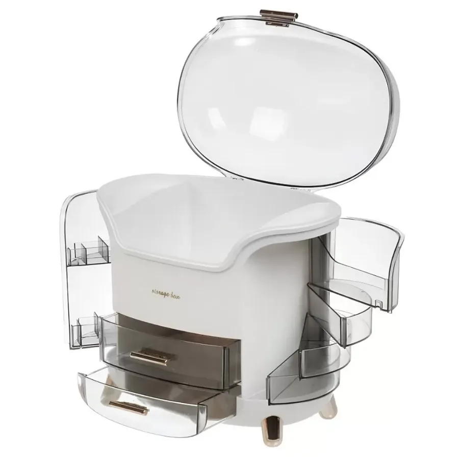 Cosmetic organizer, plastic, 18x6x20 cm β photo 2