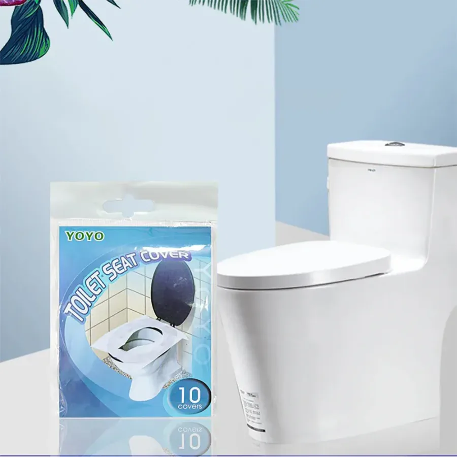 10 Pcs Disposable Anti-bacterial Toilet Paper