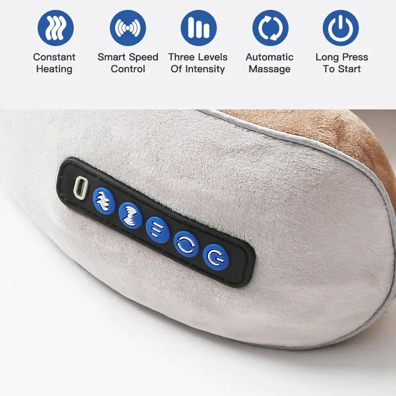 U-Shaped Neck Massager Travel Pillow — photo 5