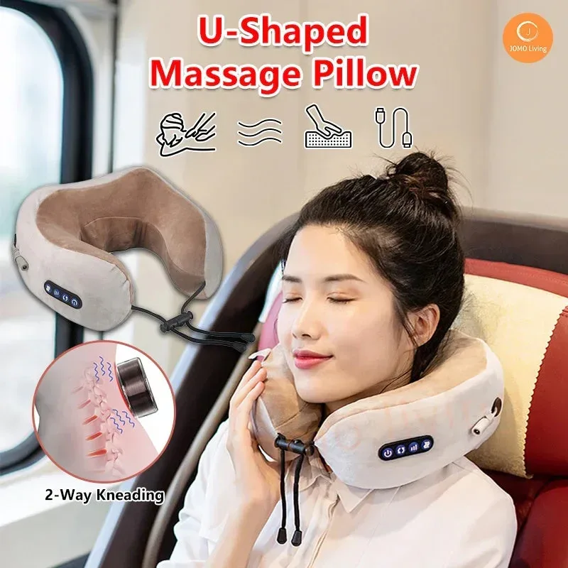 U-Shaped Neck Massager Travel Pillow