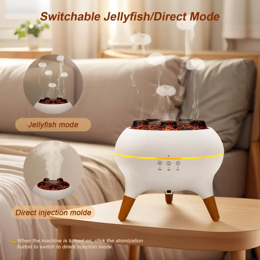 Jellyfish essential oil diffuser with Remote Control — photo 2
