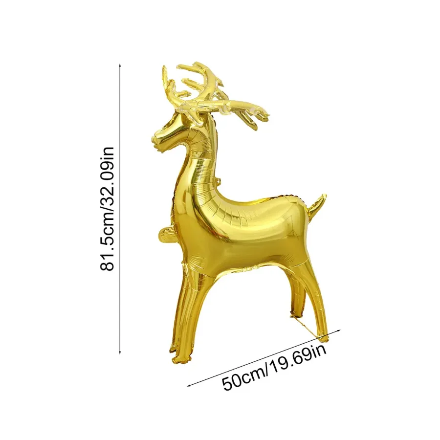 Standing Reindeer Balloon - Foil Balloons Christmas, β photo 3