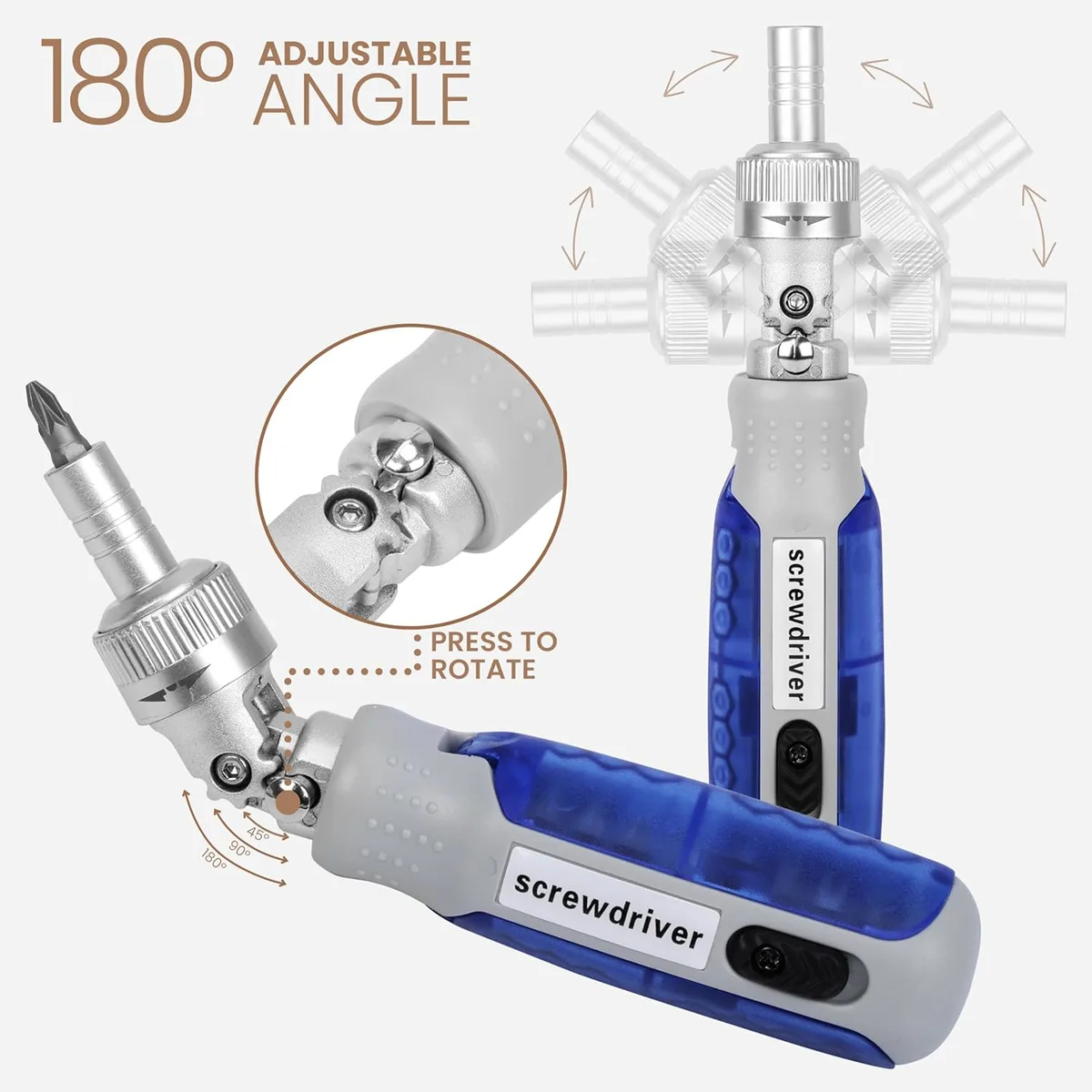 15 in 1 Magnetic Ratchet Screwdriver Set – Multi-Angle Adjustable Tool Kit for DIY Repairs — photo 3