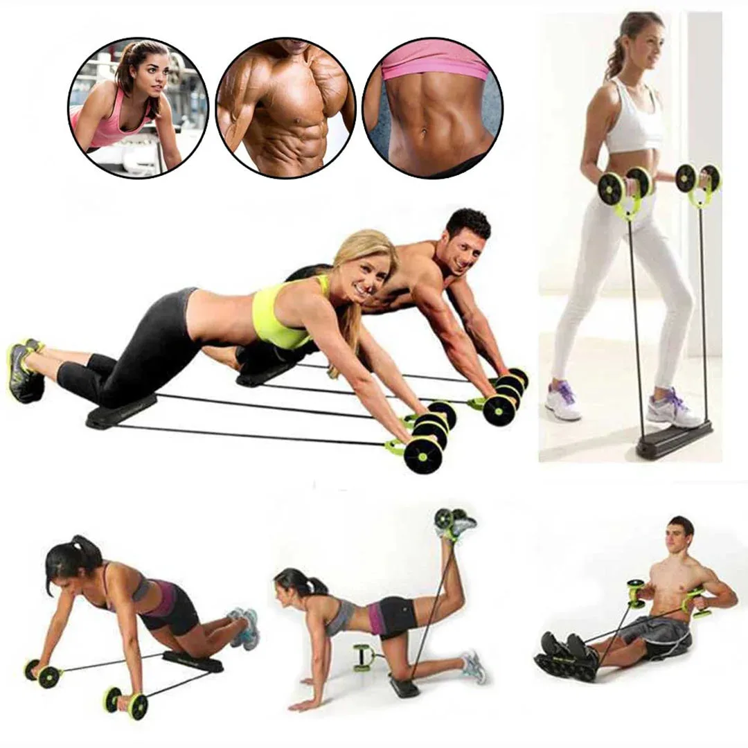 Revoflex Xtreme Abs Abdominal Exercise Wheel Body Strength Training Roller β photo 4