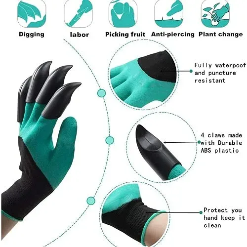 Gardening gloves with 4 claws — photo 2