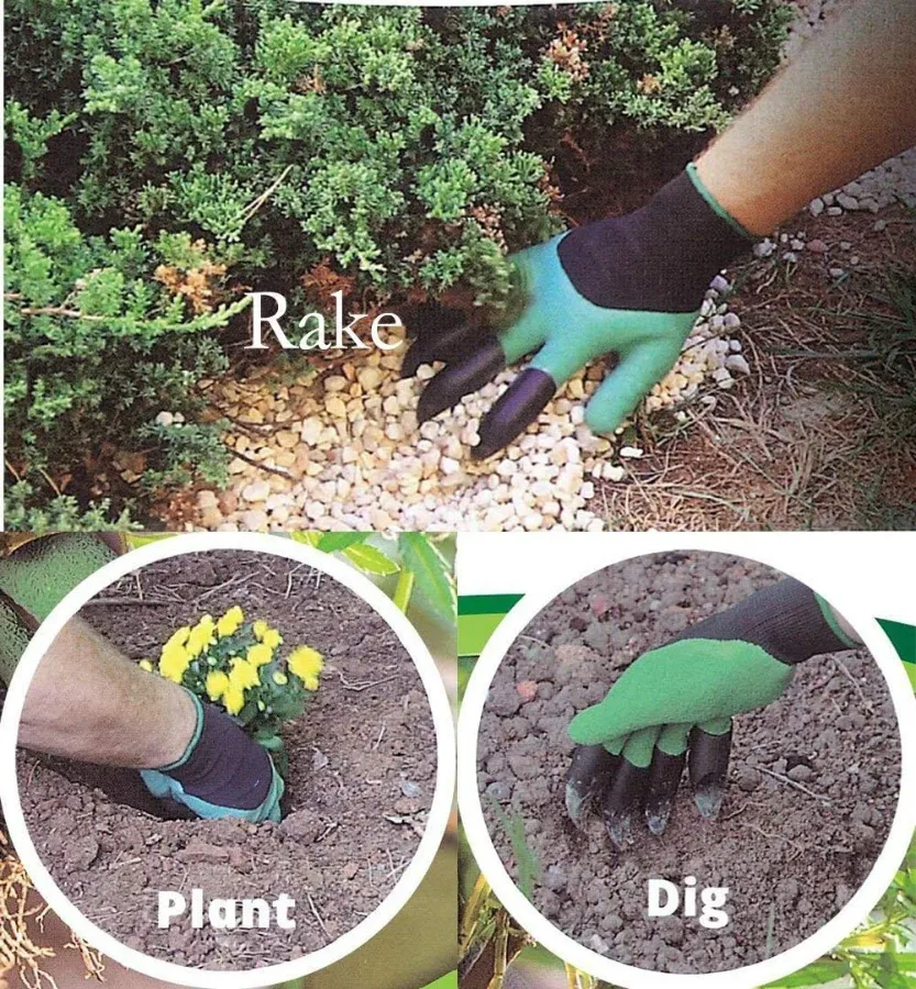 Gardening gloves with 4 claws — photo 4